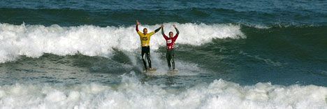 Kelly Slater vs Mineirinho fizeram a final do WCT