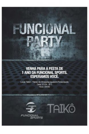 Funcional Party agita a Ilha nesta sexta-feira 